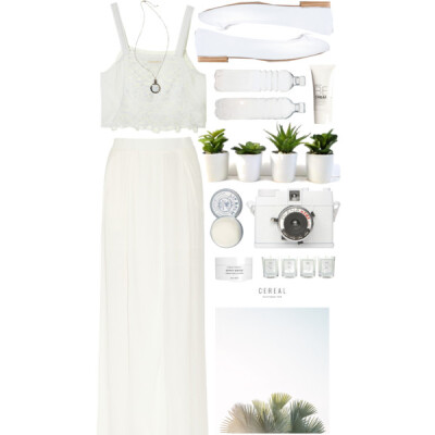 #white #maxiskirt #maxi #summer #fresh #plants #green
