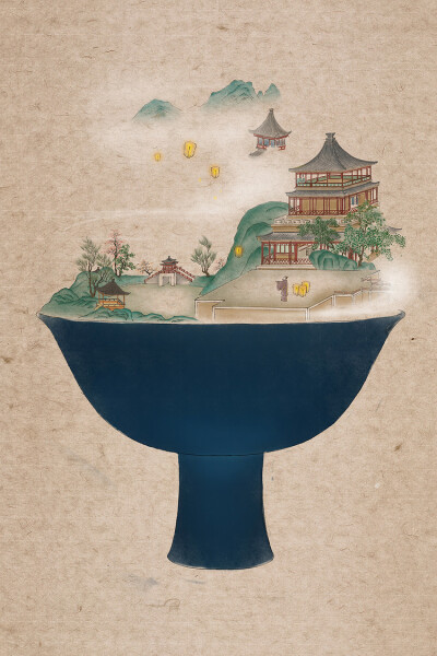 钵山图绘4-呼葱觅蒜__涂鸦王国插画