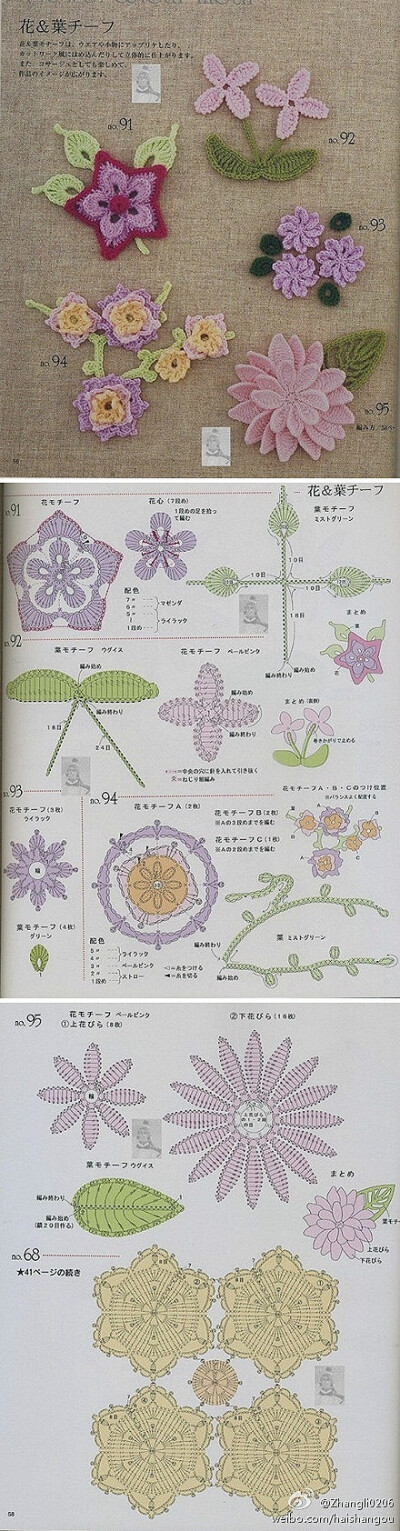 手工DIY手工编织嘀咕图片＃钩针