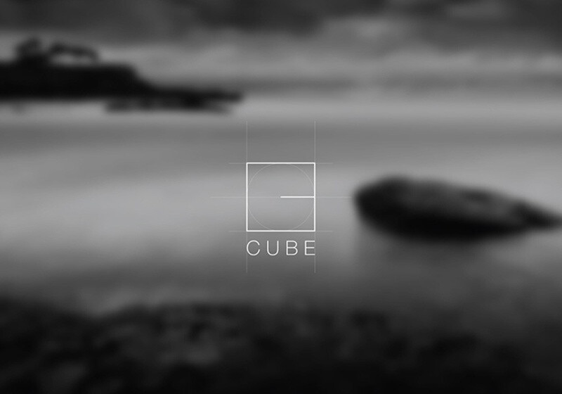 Cube的标志简单明了,一条单线回转成正方形使风格化的字母C就在其中。