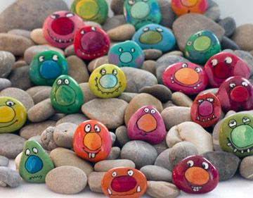 painting rocks ideas | Fun rock painting craft ideas for boys | Lucky Boy