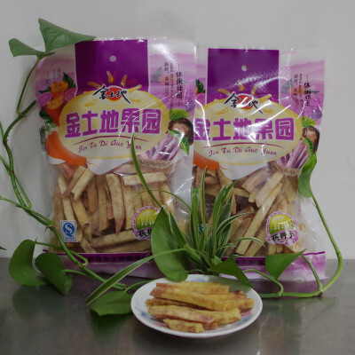 金土地 香酥芋条250g 槟榔芋头条 香芋 干果蔬干零食品 【包邮】