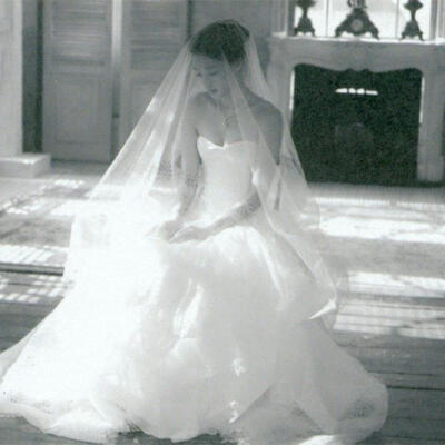 唯美遮面超长拖尾软头纱3米宽3米长 新娘结婚纱配饰造型头纱