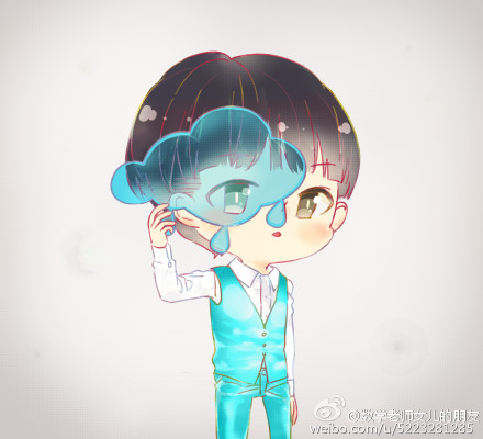 #TFBOYS样YOUNG都宠爱# #陪TFBOYS长大# 九宫格终于画完了某几张画崩了自己都不想看，凑个数吧恩⊙▽⊙原po传送门O葉少琥 ps戳去鱼尾纹传送门 O网页链接