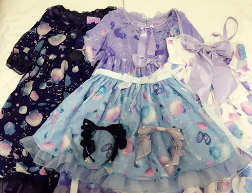 【蜜桃小姐家】*angelic pretty ap贝壳连衣裙 *定金已关