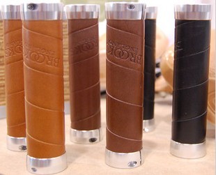 正品 盒装 BROOKS Slender leather grips 真皮 细长型皮革 把套