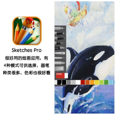 给大家安利几款很棒的绘画应用，有适合初学者的，也有给专业绘画者的。总之，画画是件另人快乐的事，会画画的人也让人羡慕哦～