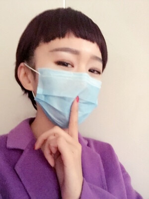 汪小鹿李小冉同款假发女短发波波蘑菇梨花头短卷发帅气时女逼真