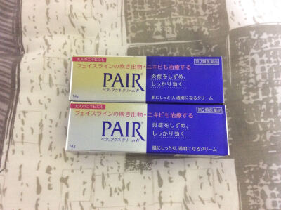 日本正品代购LION/狮王 PAIR ACNE祛痘暗疮膏特效去痘印粉刺 14g