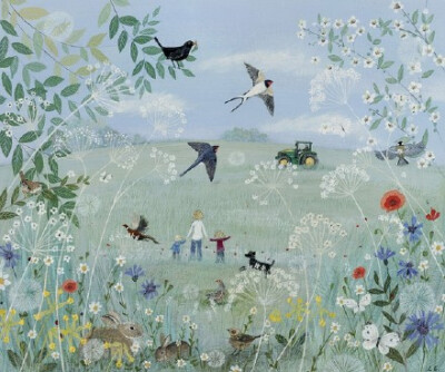 春逝了無痕。Lucy Grossmith 繪