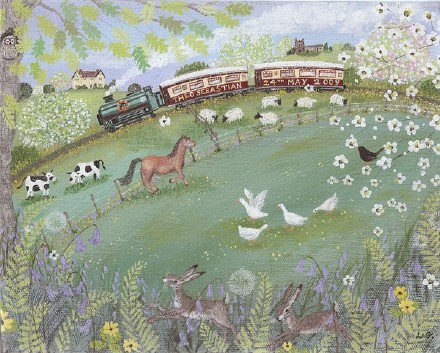 春逝了無痕。Lucy Grossmith 繪