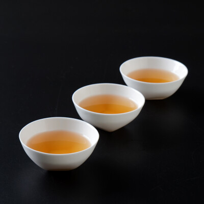 唐山纯白骨瓷功夫茶杯创意茶具 通宝茶杯 功夫茶具礼品