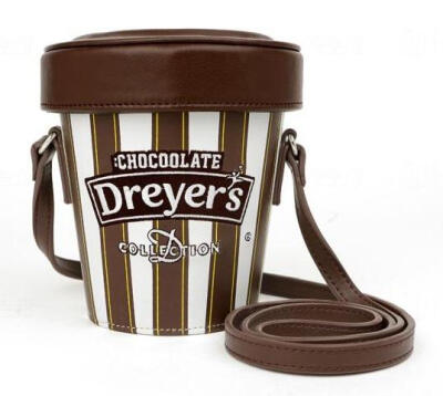 Chocoolate X Dreyer's 立体冰淇淋雪糕杯造型侧背袋小包