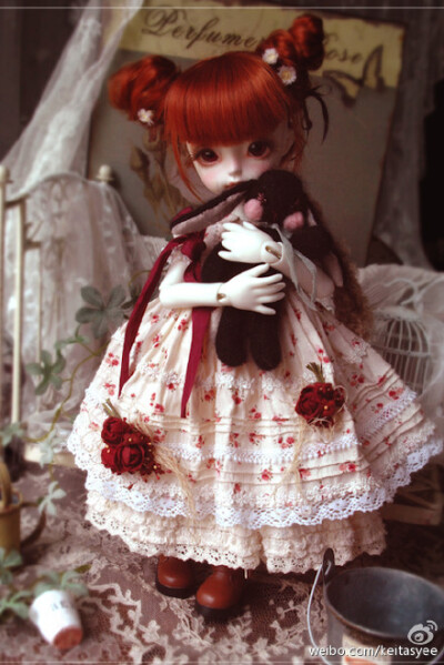 *** †薔薇物語†*iMda3.0Babette*カスタムフルセット*今回は～アシンメトリーなお団子ヘアに～してみました♪試行錯誤して～やーっとセットできました！なかなか良い感じです***【handmade by：薔薇物語】#DIY手作#…