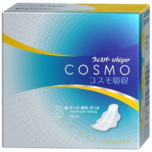 日本COSME大赏日本销量第一 高端3D cosmo液体卫生巾 量多日用 24cm×10枚