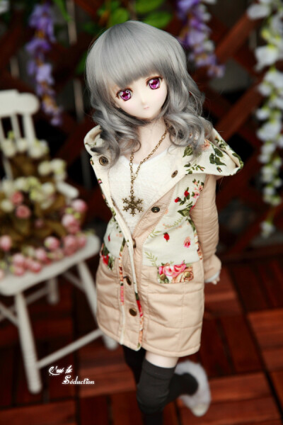 【C.L.S.】3分BJD-SD/GR/DD/DY 秋冬 萌萌熊耳羽绒服套装