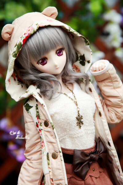 【C.L.S.】3分BJD-SD/GR/DD/DY 秋冬 萌萌熊耳羽绒服套装