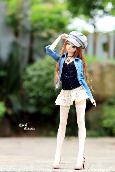 【C.L.S.】3分BJD-SD/GR/DD/DDS/DY 春夏 牛仔外套 背心 雪纺裙