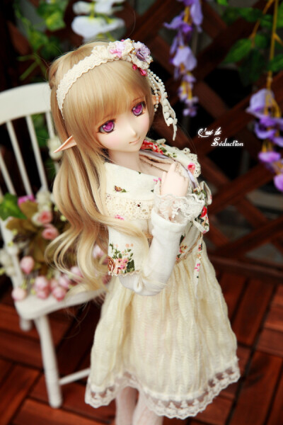 【完售展示】【C.L.S.】3分BJD-SD/GR/DD/DY 秋冬 碎花针织连衣裙