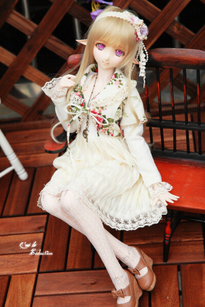 【完售展示】【C.L.S.】3分BJD-SD/GR/DD/DY 秋冬 碎花针织连衣裙