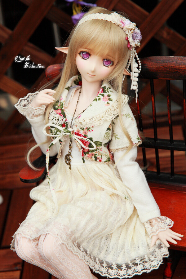 【完售展示】【C.L.S.】3分BJD-SD/GR/DD/DY 秋冬 碎花针织连衣裙