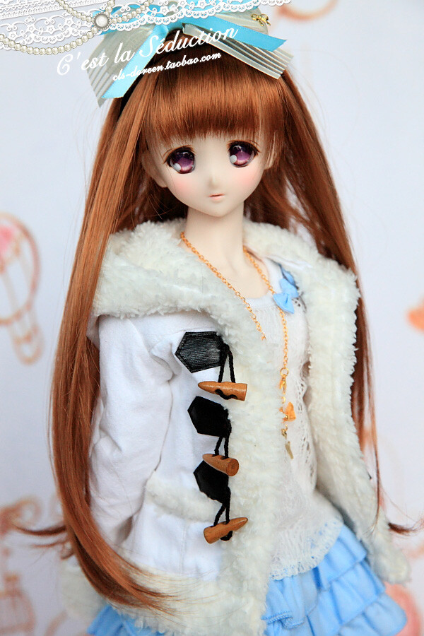 【完售展示】【C.L.S.】3分BJD-SD/DD/DDS 萌萌羊羔绒冬季套装-蓝