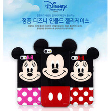 韩国正品DISNEY苹果6plus手机壳iphone5s迪士尼硅胶套代购原装