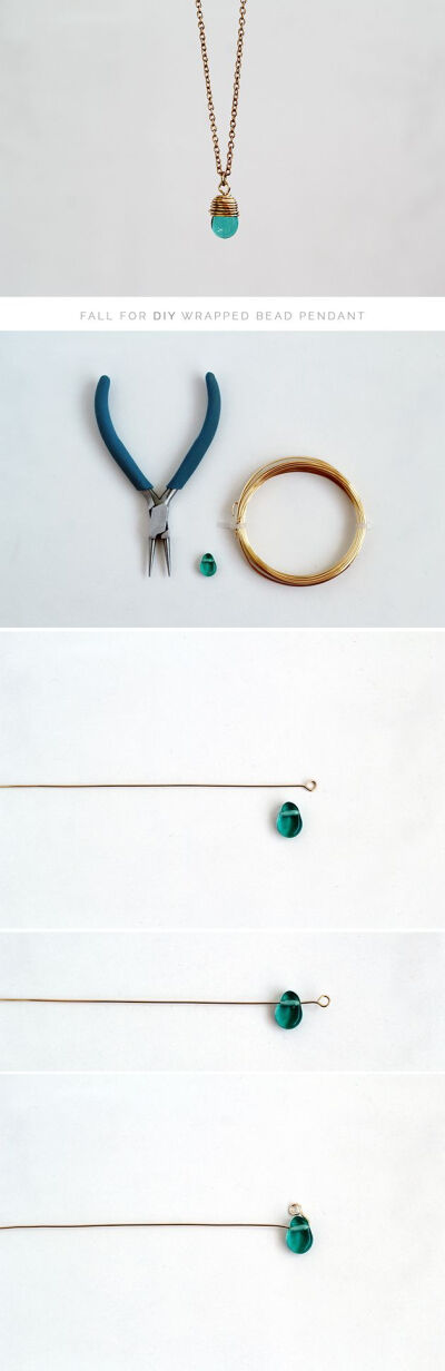 Fall For DIY How To Wrap a Bead #diy #jewellery #jewelry #wire #wrapping