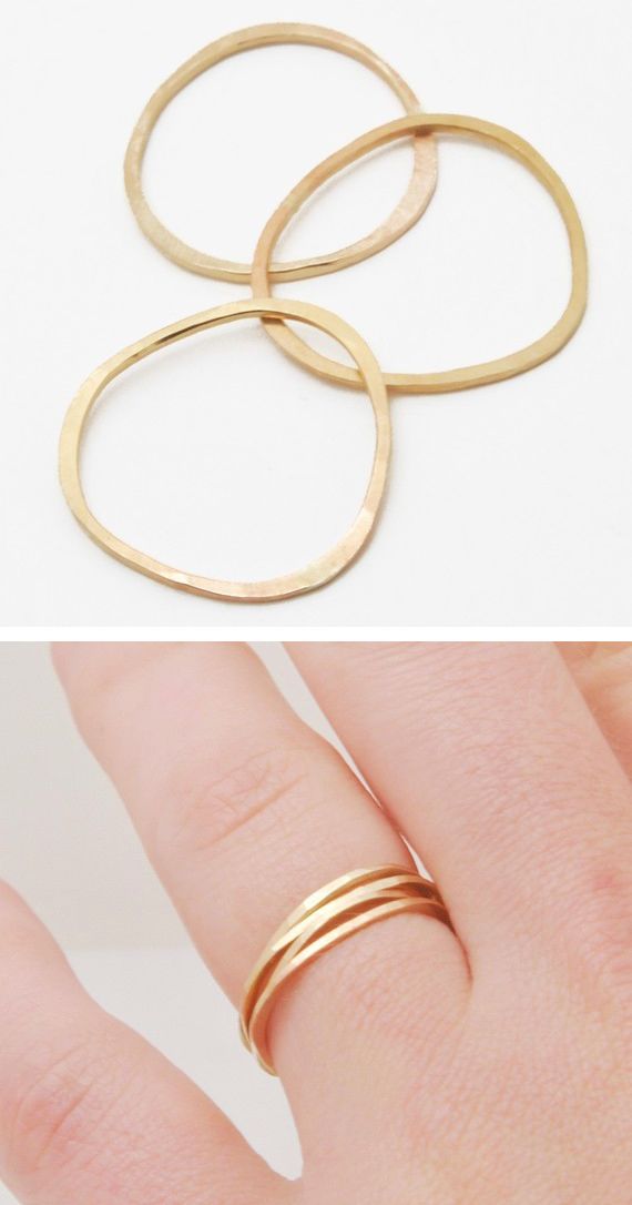 Pebble stacking rings