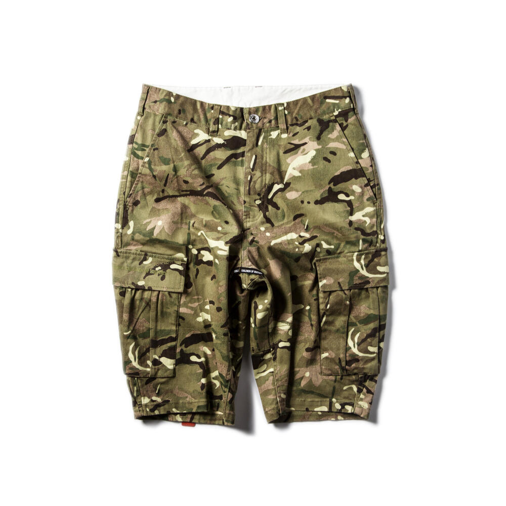 ROARINGWILD 15SS BASIC SHORT CST MTP浅迷彩短裤 