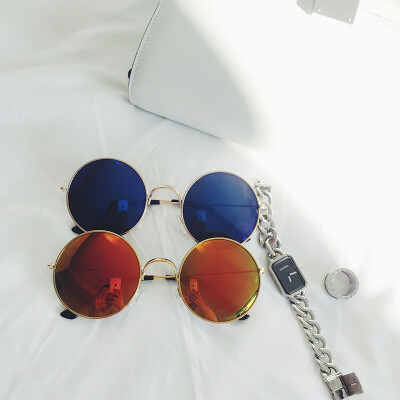 MISS Q夏季新款 潮款墨镜太阳镜 复古圆形眼镜墨镜 特价