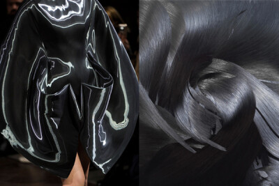 Iris Van Herpen 2012春夏高定 vs 定型的头发