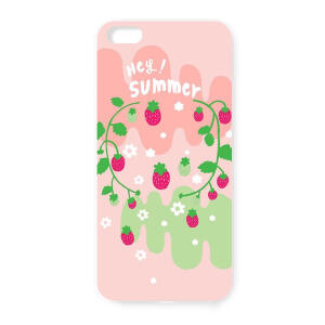 粉红色小清新 可爱水果草莓 苹果i6手机壳iphone5s6plus全包软壳