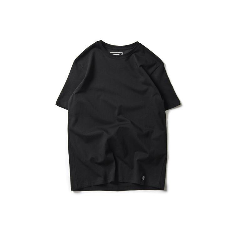 Unawares 15SS PRINTING COTTON TEEBLACK 纯黑色LOGO印花T恤