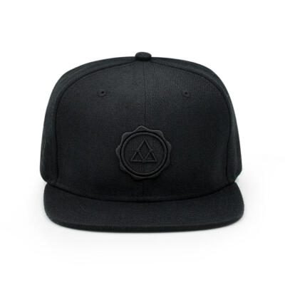 VEIL WAX STAMP Tonal Snapback 印章 黑色 棒球帽子