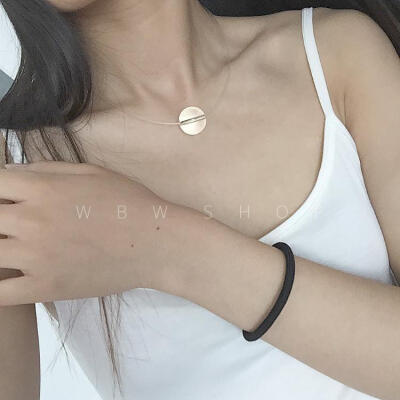 WBW Necklace HM cos 风格other stories风项链锁骨透明玻璃球