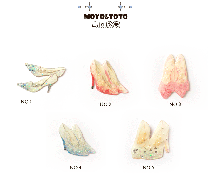 定制 MOYO TOTO热缩片 手绘高跟鞋 （现货）