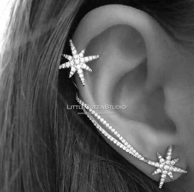 代购 apm monaco 周迅同款八角星耳环 代购 现货