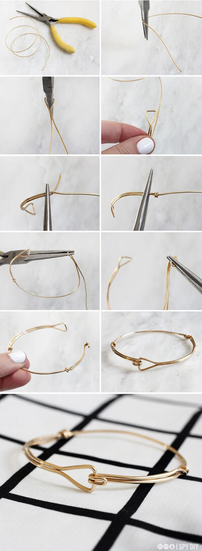 MY DIY | Triangle Wire Bracelet | I SPY DIY