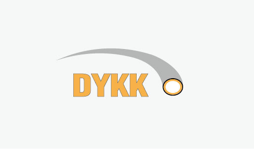 橙色DYKK英文图形标志设计logo设计