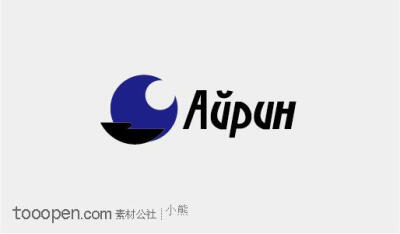 蓝月亮英文标志设计logo设计