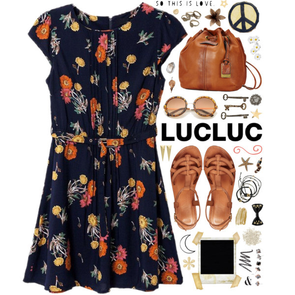 #lucluc @lucluc Dress: http://www.lucluc.com/lucluc-daisy-printed-short-sleeve-scoop-dress.html Sunglasses: http://www.lucluc.com/accessories/sunglasses/lucluc-animal-print-retro-big-sunglasses.html #summerdress #summer2015 #summerlovin #summerfashion #summer #summersandals #summertime