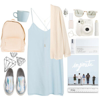 a hint of sweetness. #pastel #palescheme #colorcombination @polyvore @polyvore-editorial