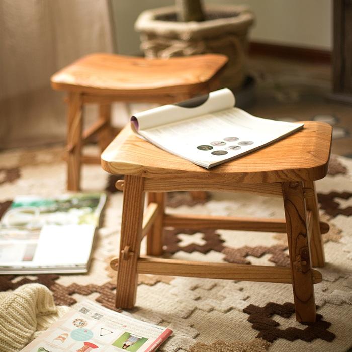 掬涵红椿木手工小凳子 椅子 板凳 榫卯结构 传家品质实木整木