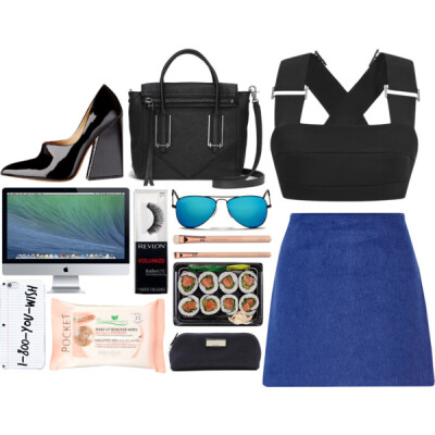 A fashion look from June 2015 featuring Opening Ceremony, Josh Goot and leather bags. Browse and shop related looks.