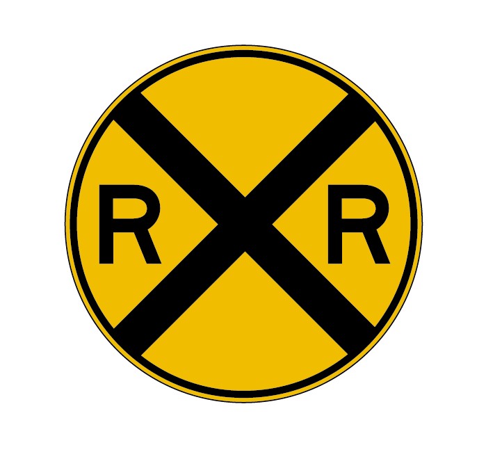 十字交叉路口道路交通标志汽车标志