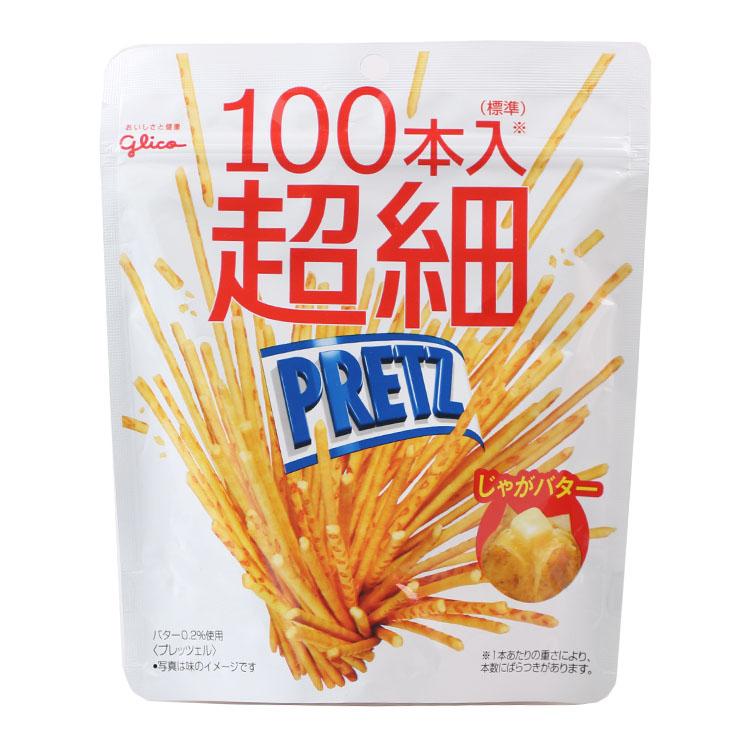 日本 glico固力果 PRETZ超细百力滋黄油土豆饼干棒4660g100本入