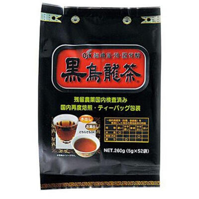 日本进口OSK国太楼静冈工场阻断脂肪黑乌龙茶260g