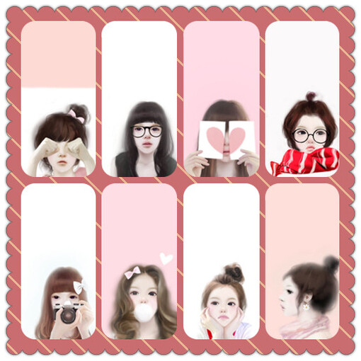 韩国画师enakei笔下的小女生