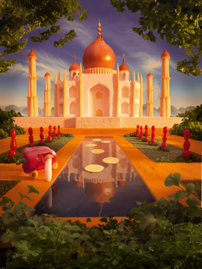 【The Onion Taj Mahal】[Foodscapes食物风景]@提拉米苏 QQ号：1391734808